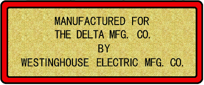 DELTA-WESTINGHOUSE-Submitted by Larry Buskirk 