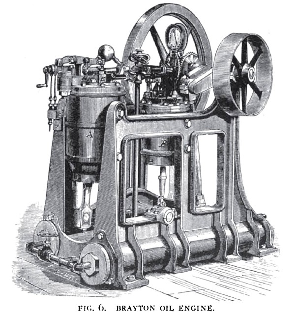 Brayton Oil Engine
