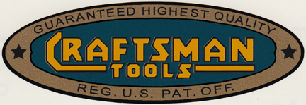 Craftsman Decal 1935-1944. Submitted by Maury Hurt (maurywhurt)