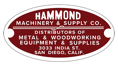 Hammond Machinery Badge - Submitted by Dane Johnson. PM me if you need the vector version.