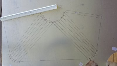 Pattern transferred to sheet metal