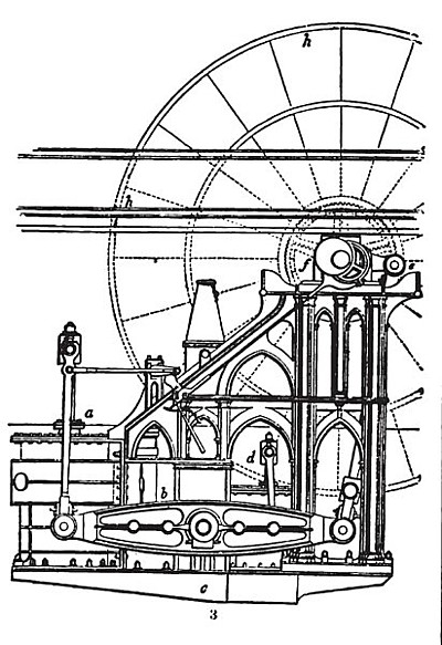  Side Lever Steam Engine