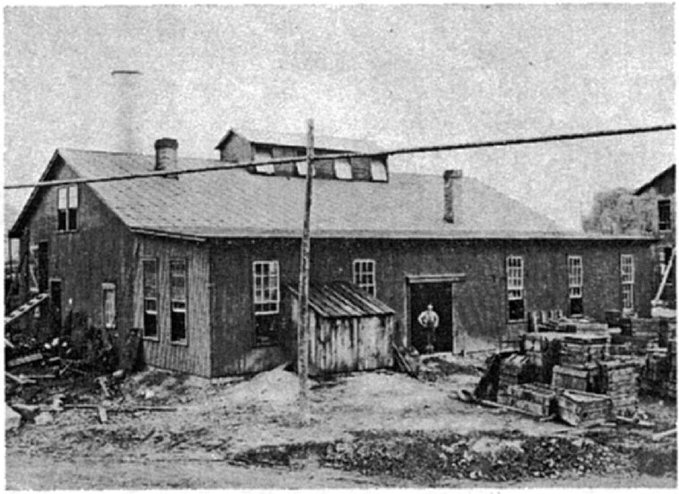 Figure 7. Photo of the original Crescent factory in 1898.