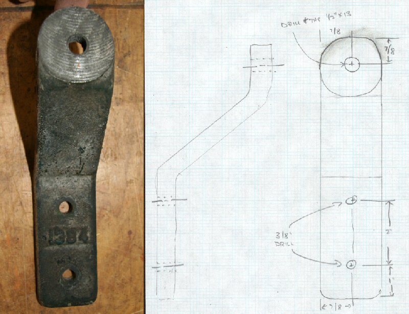 Crescent Jointer Guard Part B with Drawing