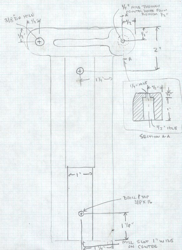 Crescent Jointer Guard Part C Drawing