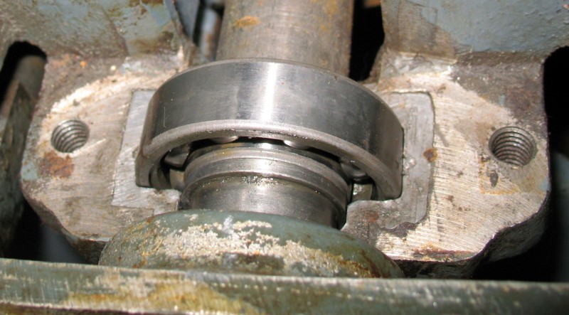 Cutterhead Bearing Captured in Babbitt