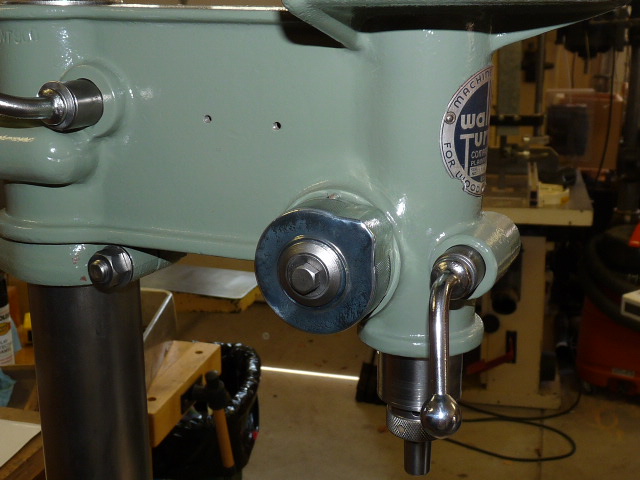 Return spring installed and finished