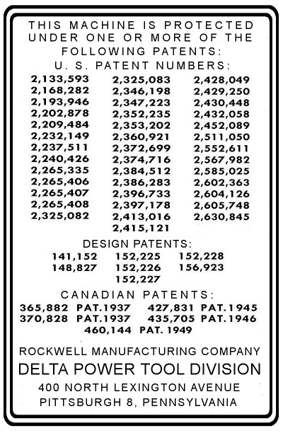 1966 WM BS Patent Decal-Submitted by Larry Buskirk 