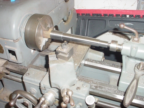 Machining the main shaft