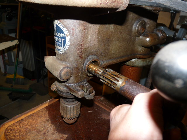 Pulling the pinion shaft